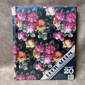 Vintage Wal-Mart Floral Photo Album NOS